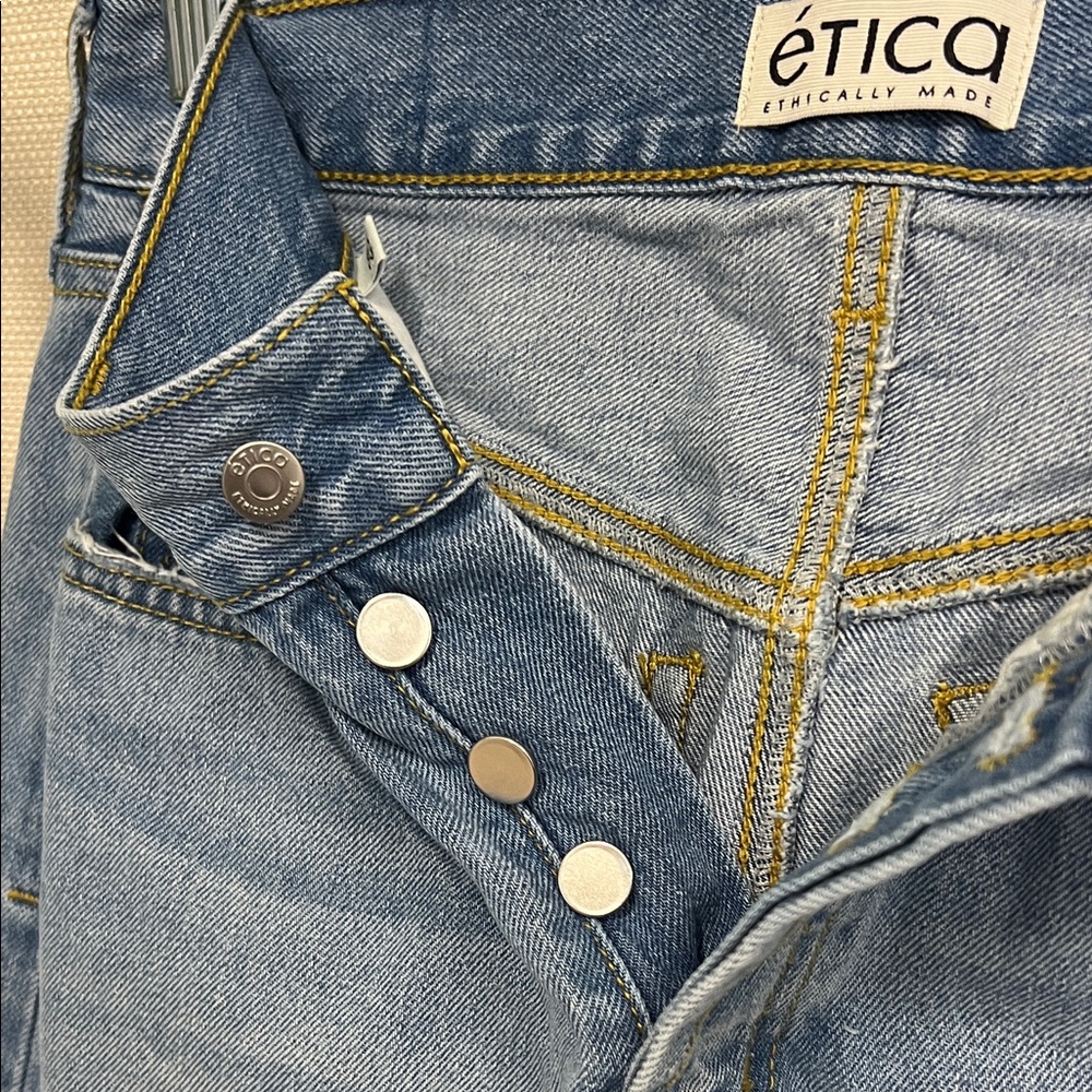 Etica Men's Classic Denim Straight Jeans - Picture 4 of 4
